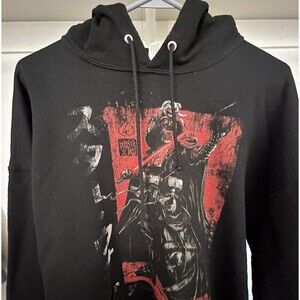 Star Wars Men's XL Visions Darth Vader Samurai Black Hoodie Polyester/Cotton